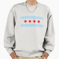 Chicago Flag Sweatshirt - Graphic Print for Adults - T-Shirt, Sweatshirt, Hoodie