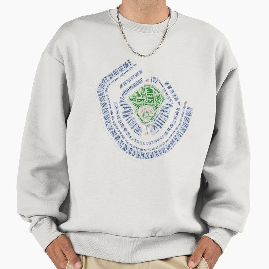 Mets Stadium Sweatshirt - Streetwear Style for Adults - T-Shirt, Sweatshirt, Hoodie