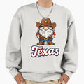 Texas Cowboy Gnome Western Beard Sweatshirt - Trendy Graphic for Adults - T-Shirt, Sweatshirt, Hoodie