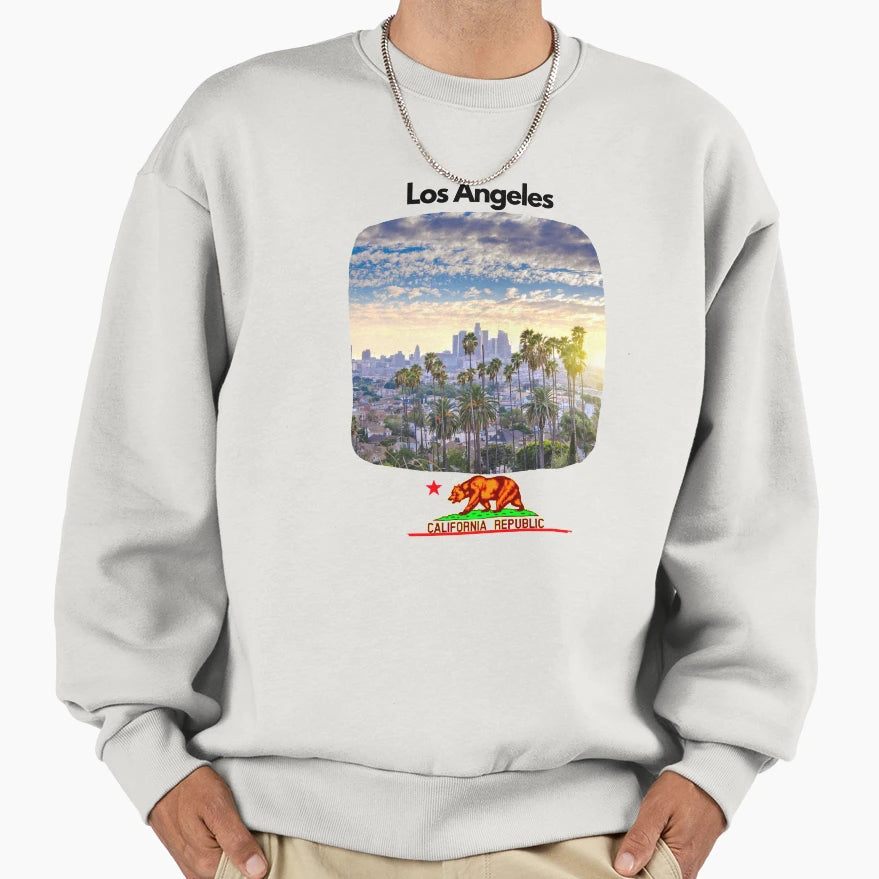 Los Angeles Sweatshirt - Unique Graphic Unisex - T-Shirt, Sweatshirt, Hoodie