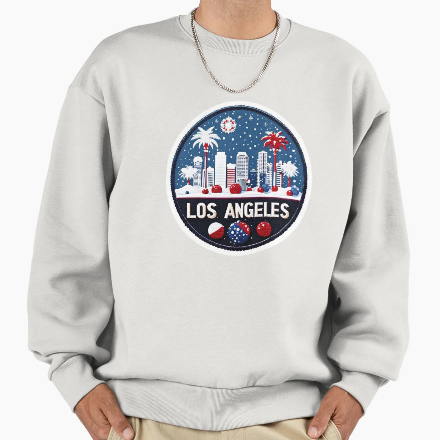 Snow La Patch Sweatshirt - Novelty Apparel Unisex - T-Shirt, Sweatshirt, Hoodie