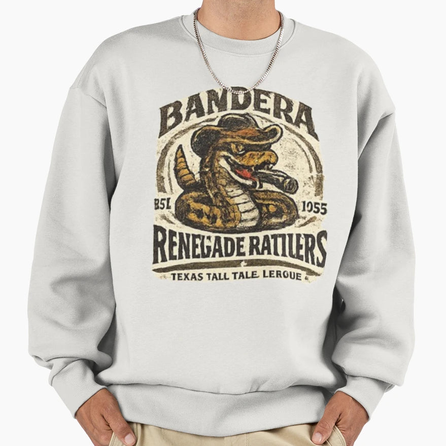 Texas Tall Tale League Bandera Sweatshirt - Custom Art Print for Adults - T-Shirt, Sweatshirt, Hoodie