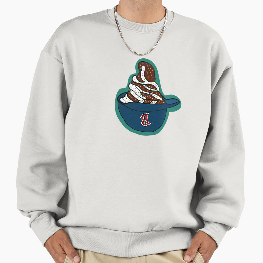 Red Sox Ice Cream Sweatshirt - Unique Graphic for Adults - T-Shirt, Sweatshirt, Hoodie