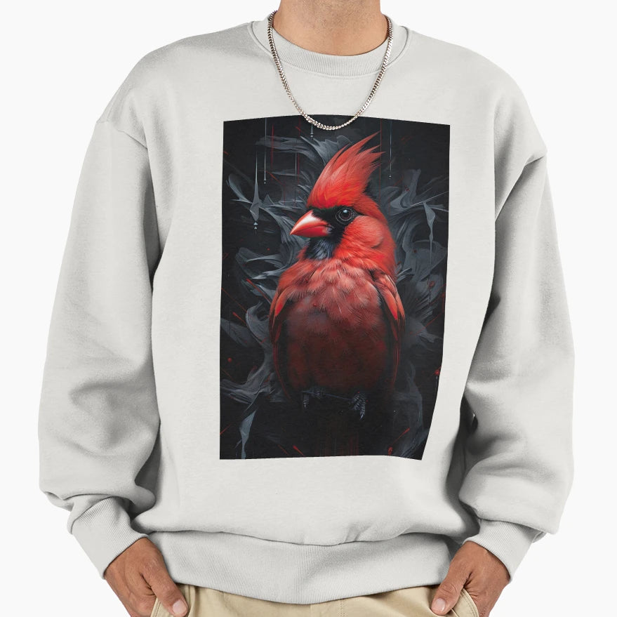 Cardinal Bird Cardinalidae Sweatshirt - Graphic Print for Adults - T-Shirt, Sweatshirt, Hoodie