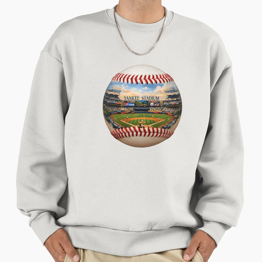 Yankee Stadium Art Sweatshirt - Trendy Graphic Men Women - T-Shirt, Sweatshirt, Hoodie