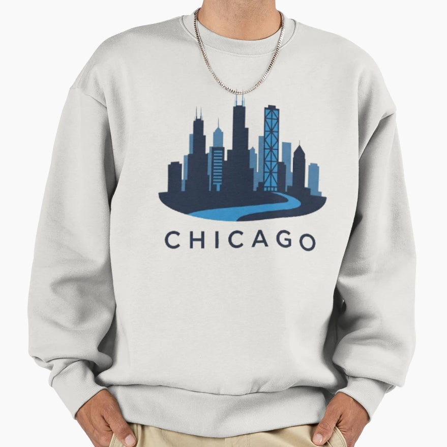 Chicago Sweatshirt - Graphic Print Men Women - T-Shirt, Sweatshirt, Hoodie
