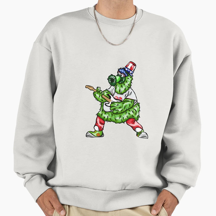 Phillie Playing Guitar Sweatshirt - Minimalist Print Men Women - T-Shirt, Sweatshirt, Hoodie