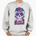 Buffalo Bills Scull Sweatshirt - Streetwear Style Unisex - T-Shirt, Sweatshirt, Hoodie