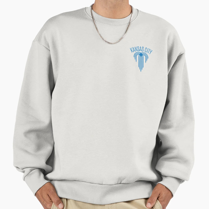 Kansas City Fountain Sweatshirt - Casual Everyday Wear for Adults - T-Shirt, Sweatshirt, Hoodie