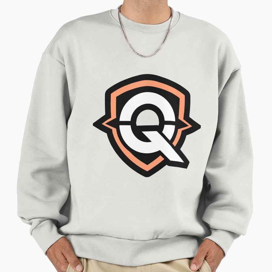 Copy Illustration Letter Q Sweatshirt - Streetwear Style for Adults - T-Shirt, Sweatshirt, Hoodie