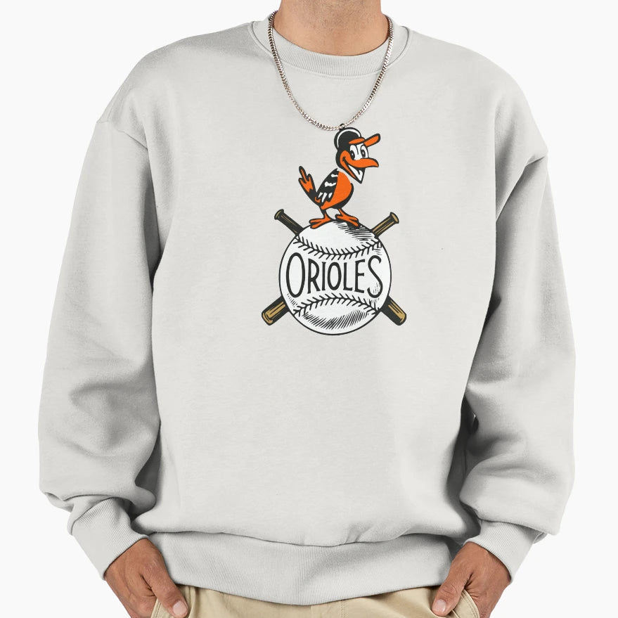 Bird Ball And Bats Sweatshirt - Minimalist Print Men Women - T-Shirt, Sweatshirt, Hoodie