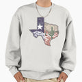 Texas Flag Icon Color Sweatshirt - Custom Art Print Men Women - T-Shirt, Sweatshirt, Hoodie