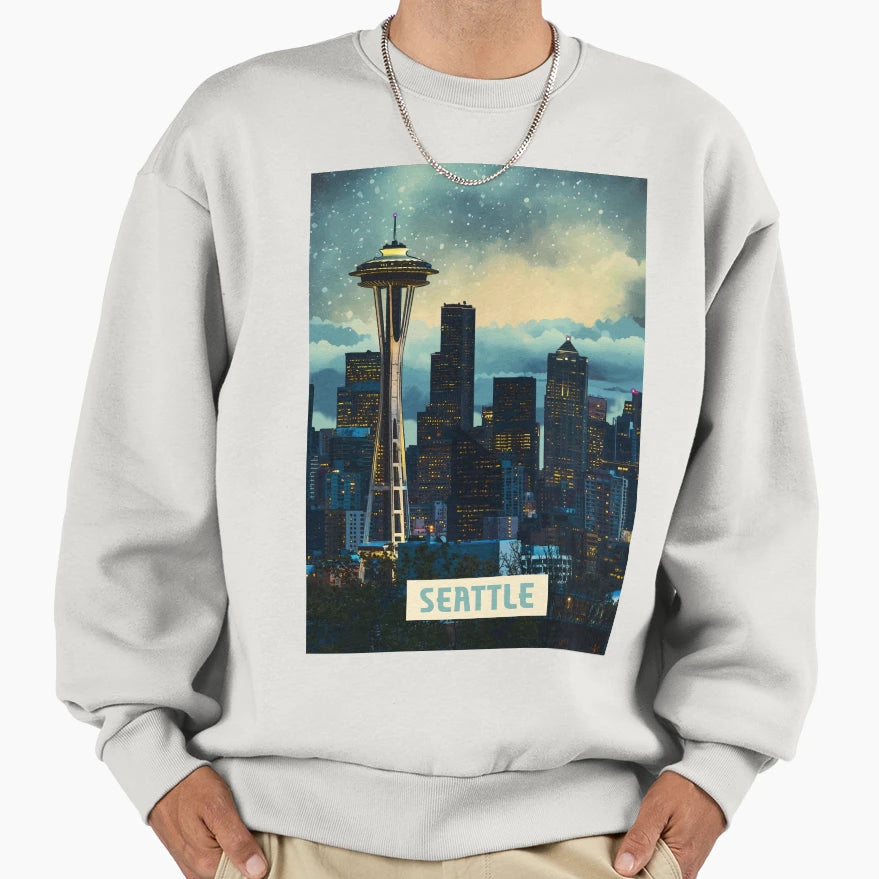 Seattle Sweatshirt - Streetwear Style Men Women - T-Shirt, Sweatshirt, Hoodie