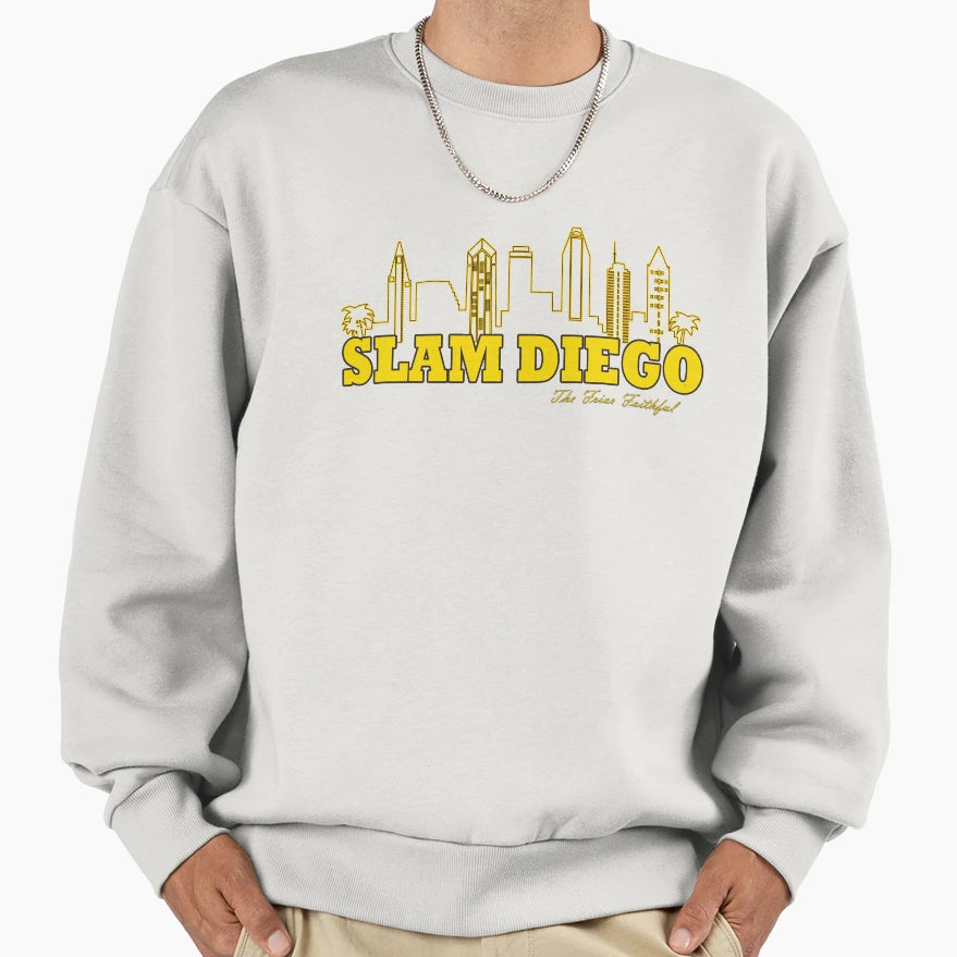 Slam Diego San Diego City Skyline Sweatshirt - Casual Everyday Wear Unisex - T-Shirt, Sweatshirt, Hoodie