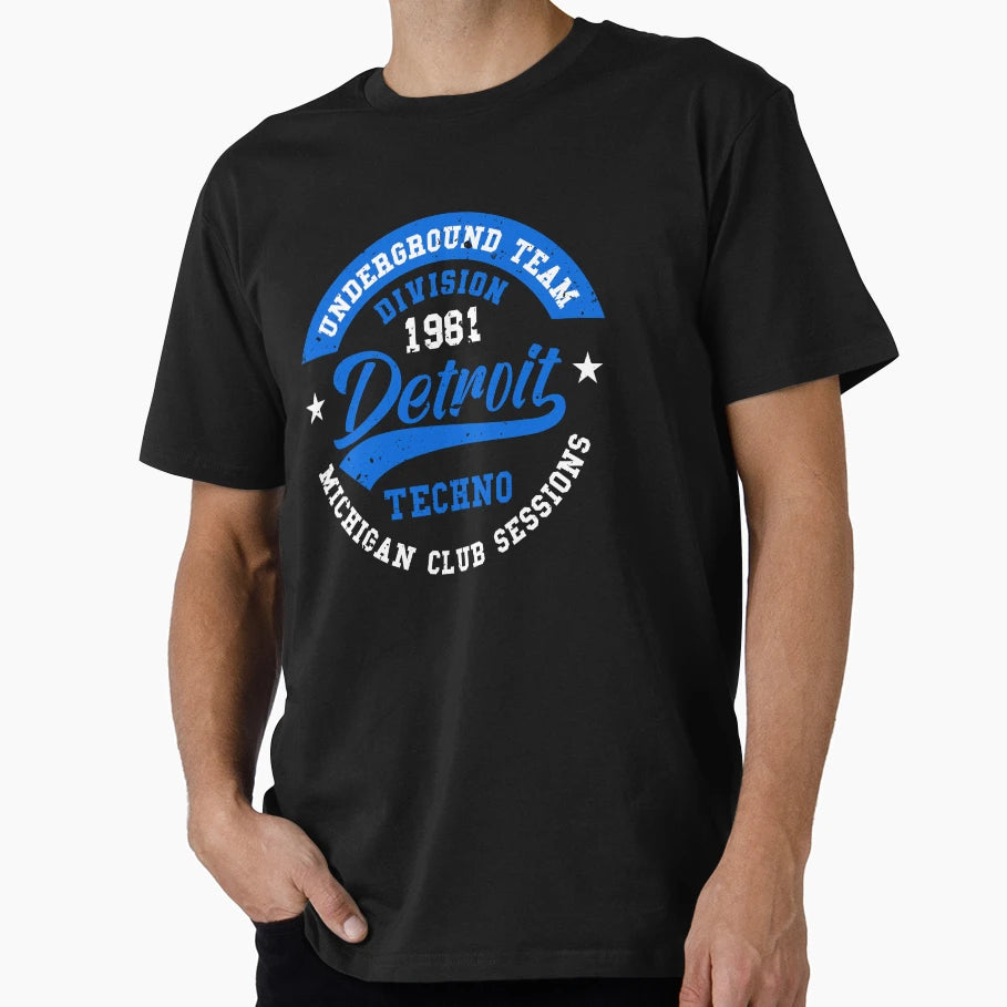 Detroit Techno Underground City T-Shirt - Aesthetic Graphic for Adults - T-Shirt, Sweatshirt, Hoodie
