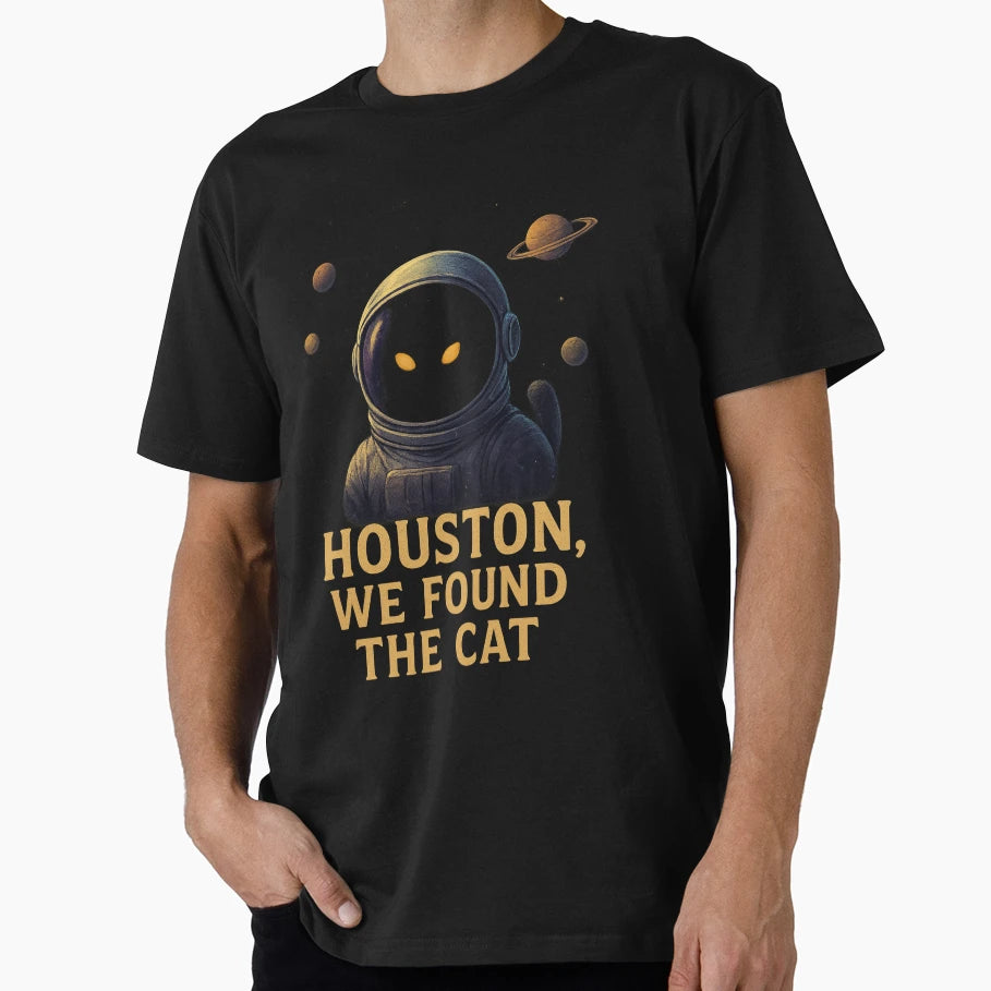 Space Cats Funny Cosmic Cat Kitten T-Shirt - Novelty Apparel for Adults - T-Shirt, Sweatshirt, Hoodie