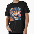 Hip Hop Tiger T-Shirt - Custom Art Print for Adults - T-Shirt, Sweatshirt, Hoodie