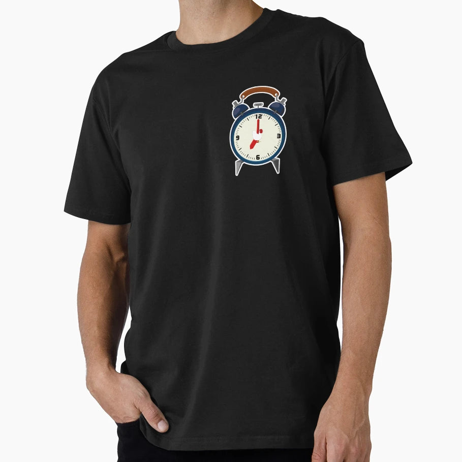 Chicken Alarm Clock Morning Routine T-Shirt - Trendy Graphic for Adults - T-Shirt, Sweatshirt, Hoodie