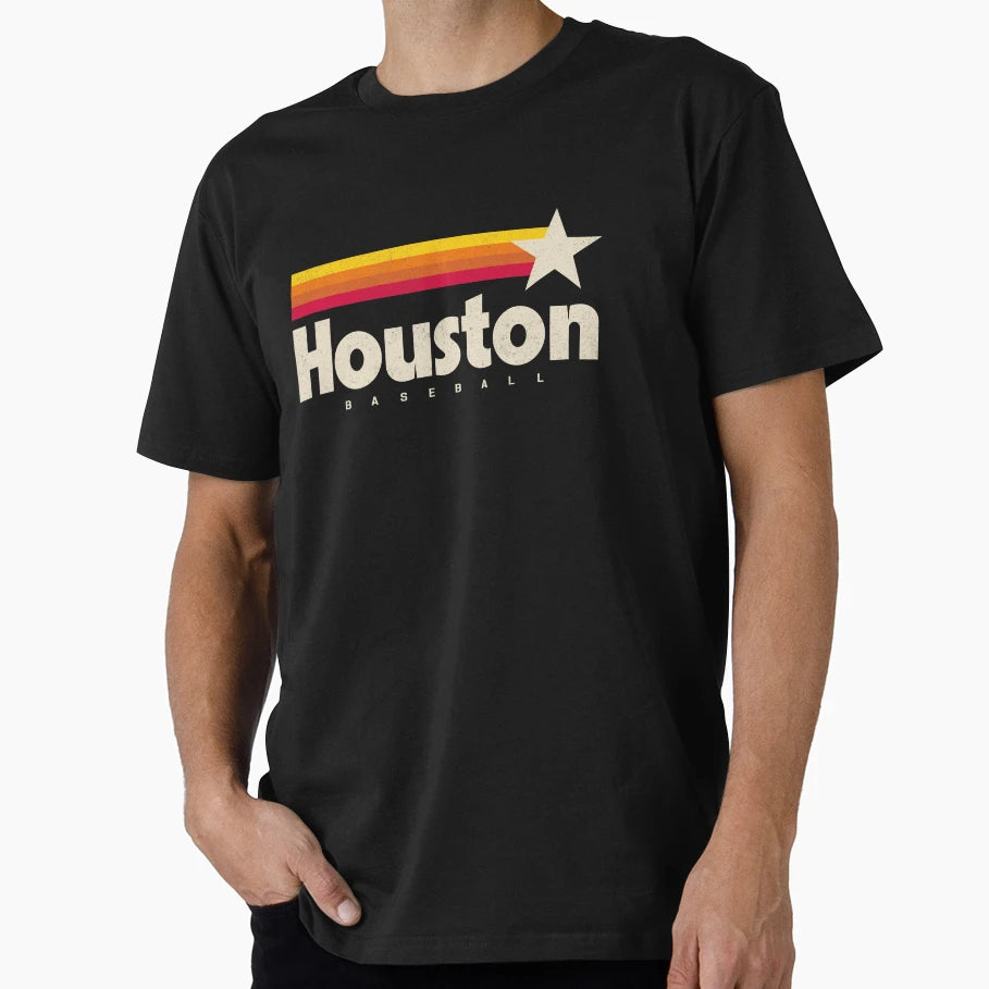 Houston Baseball T-Shirt - Trendy Graphic Unisex - T-Shirt, Sweatshirt, Hoodie