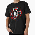 Motor City Fire Logo T-Shirt - Fun Novelty Design Men Women - T-Shirt, Sweatshirt, Hoodie
