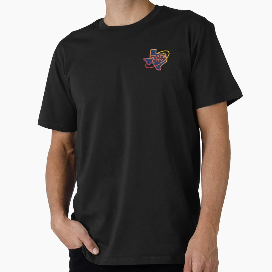Space City Houston Texas Baseball T-Shirt - Aesthetic Graphic Unisex - T-Shirt, Sweatshirt, Hoodie
