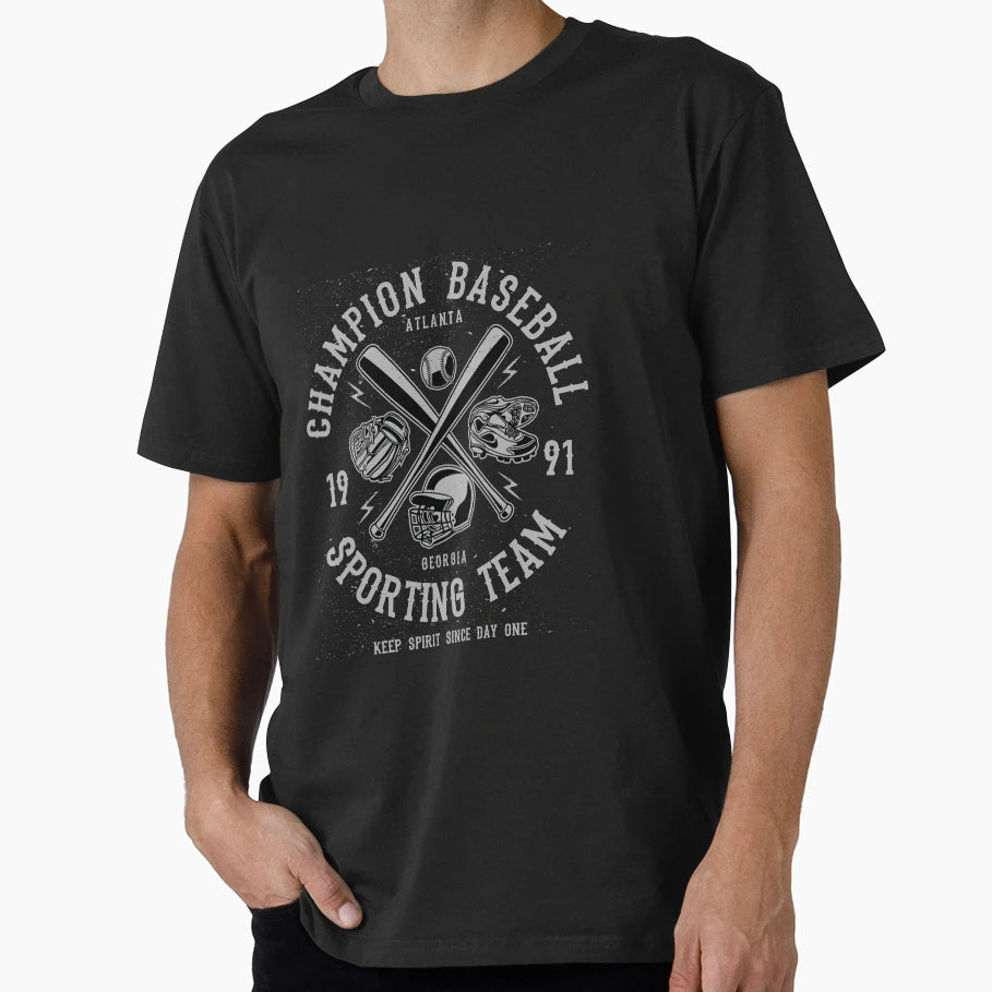 Champion Baseball Sporting Team 1991 T-Shirt - Casual Everyday Wear Unisex - T-Shirt, Sweatshirt, Hoodie