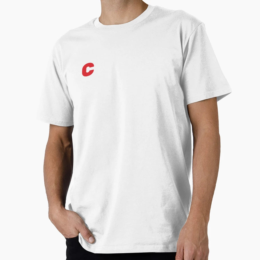 Bold Red Letter C Icon T-Shirt - Minimalist Print Men Women - T-Shirt, Sweatshirt, Hoodie