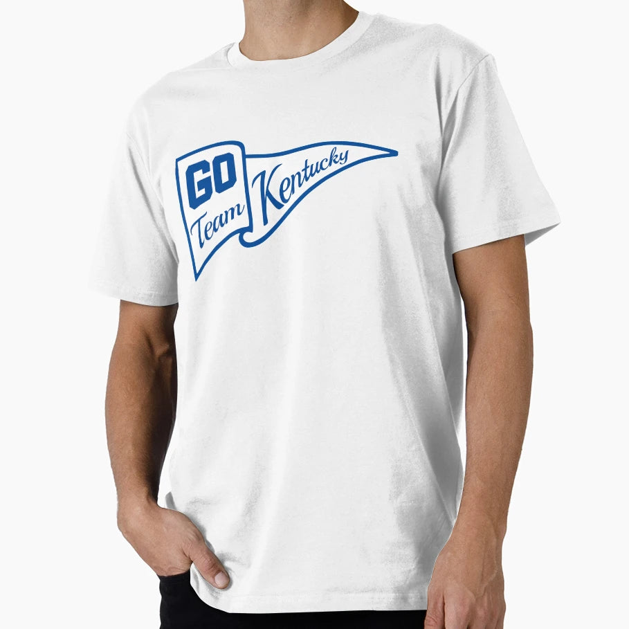 Go Team Kentucky Pennant Flag T-Shirt - Fun Novelty Design for Adults - T-Shirt, Sweatshirt, Hoodie