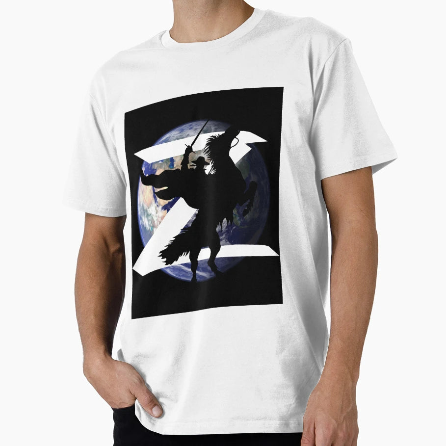 Zorro Fan Artwork Earth From Above T-Shirt - Fun Novelty Design Unisex - T-Shirt, Sweatshirt, Hoodie