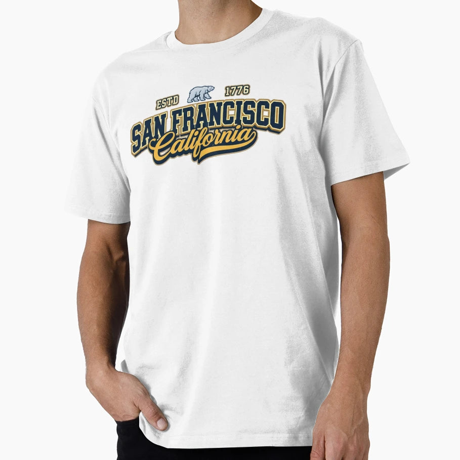 San Francisco California T-Shirt - Aesthetic Graphic for Adults - T-Shirt, Sweatshirt, Hoodie