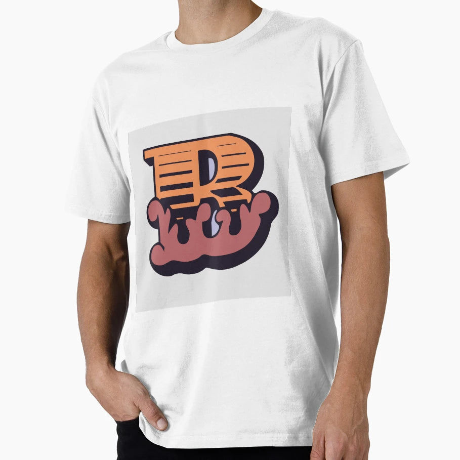 Letter B Motif T-Shirt - Trendy Graphic Men Women - T-Shirt, Sweatshirt, Hoodie