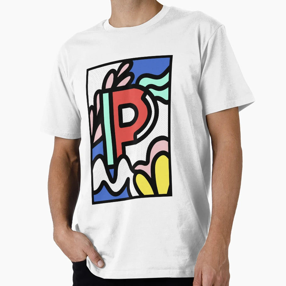 Letter P T-Shirt - Unique Graphic for Adults - T-Shirt, Sweatshirt, Hoodie