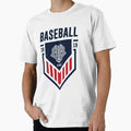 Usa Baseball T-Shirt - Casual Everyday Wear Men Women - T-Shirt, Sweatshirt, Hoodie