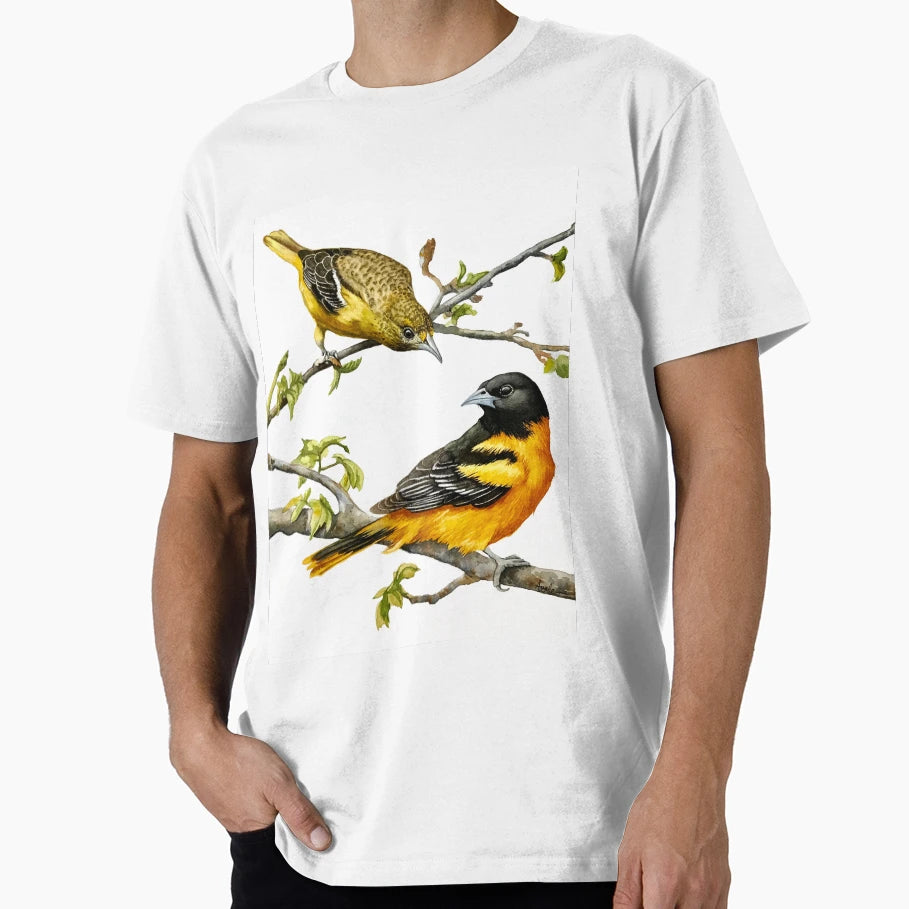 Male Female Orioles Maryland State Bird T-Shirt - Minimalist Print Unisex - T-Shirt, Sweatshirt, Hoodie