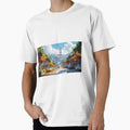 Golden Gate Bridge Autumn Splendor T-Shirt - Custom Art Print for Adults - T-Shirt, Sweatshirt, Hoodie