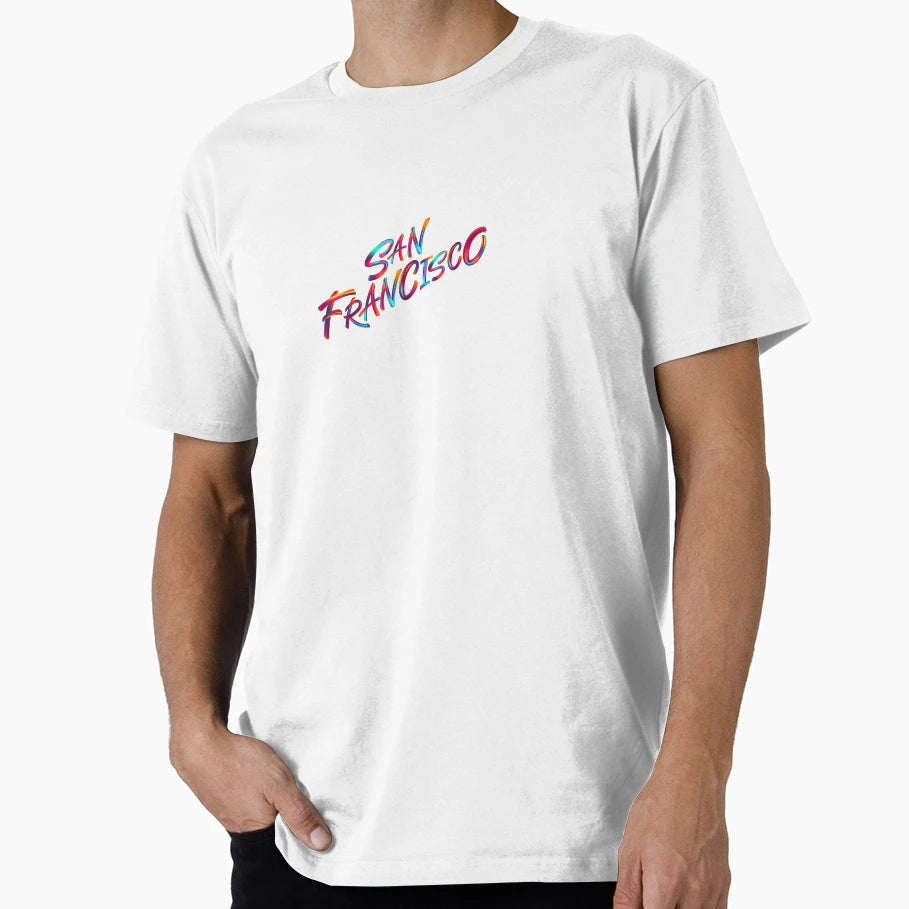 Colorful San Francisco T-Shirt - Trendy Graphic Men Women - T-Shirt, Sweatshirt, Hoodie