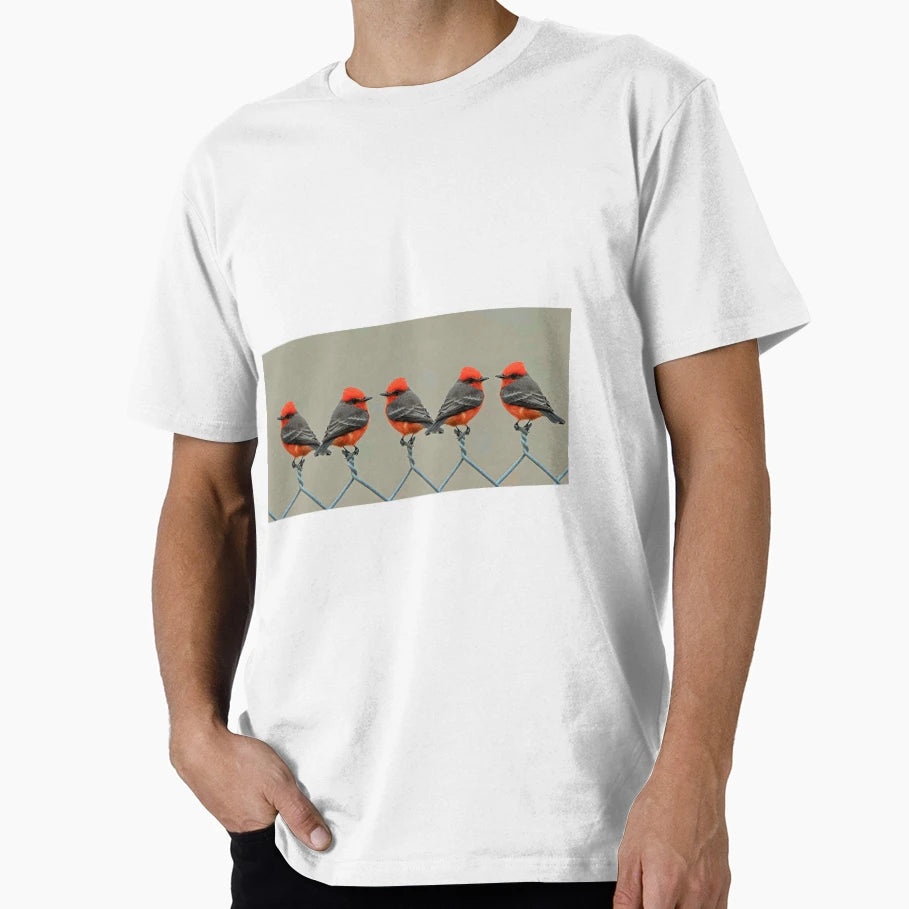 Vermilion Flycatcher T-Shirt - Casual Everyday Wear for Adults - T-Shirt, Sweatshirt, Hoodie