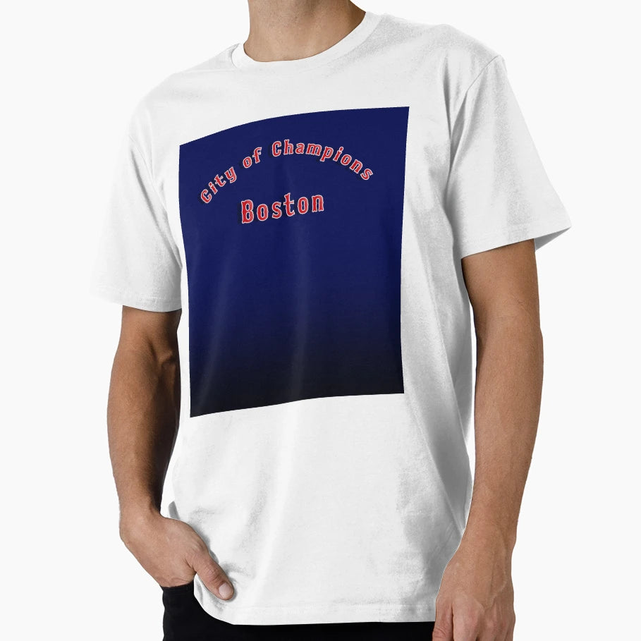 Boston City Champions T-Shirt - Minimalist Print Unisex - T-Shirt, Sweatshirt, Hoodie