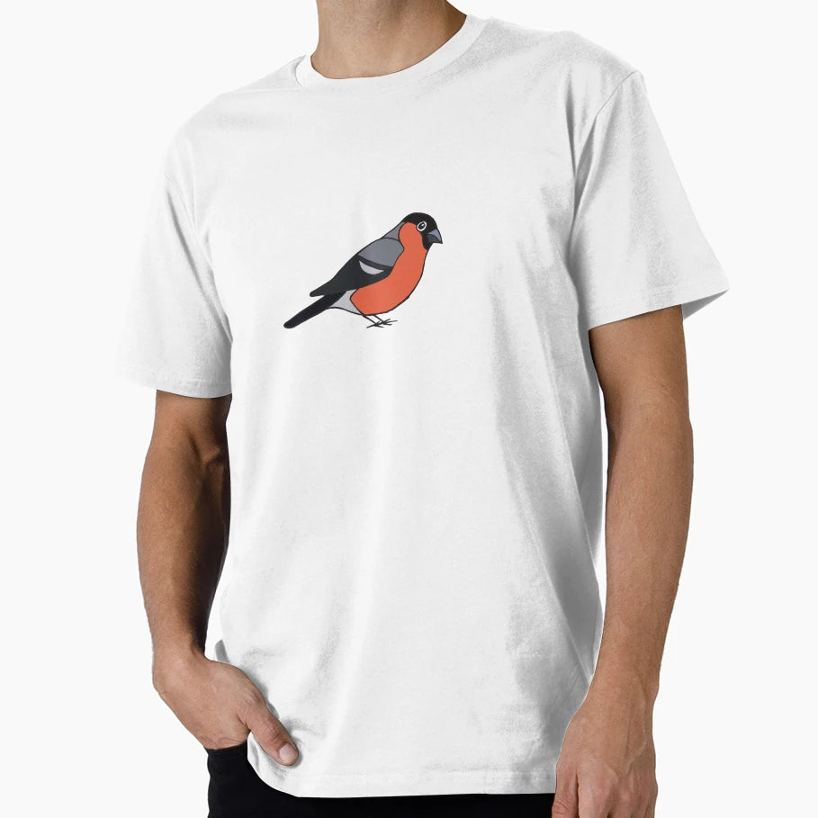 Eurasian Bullfinch T-Shirt - Minimalist Print for Adults - T-Shirt, Sweatshirt, Hoodie