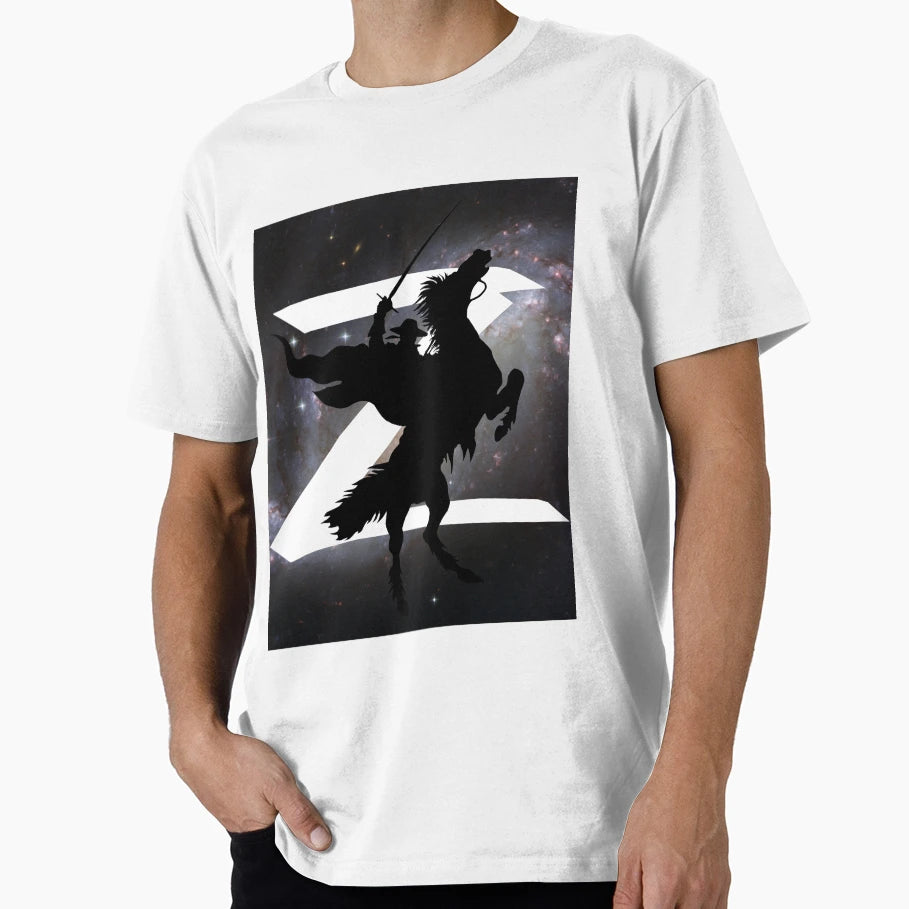 Zorro Fan Artwork Space Hero T-Shirt - Fun Novelty Design for Adults - T-Shirt, Sweatshirt, Hoodie