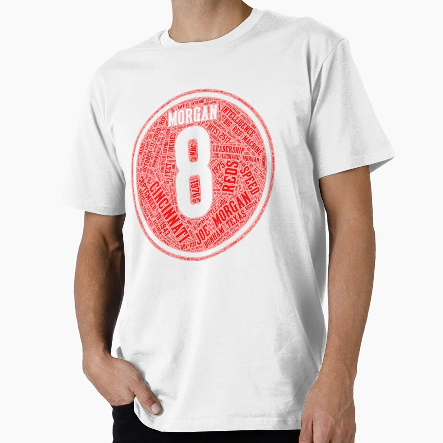 Joe Morgan 8 Icon Collection T-Shirt - Fun Novelty Design Men Women - T-Shirt, Sweatshirt, Hoodie