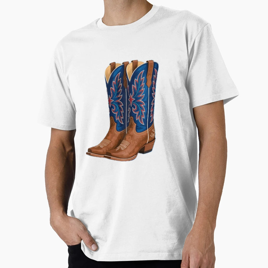 Western Rodeo Boots T-Shirt - Aesthetic Graphic Men Women - T-Shirt, Sweatshirt, Hoodie