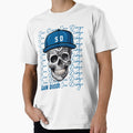 San Diego Sugar Skull T-Shirt - Custom Art Print Unisex - T-Shirt, Sweatshirt, Hoodie