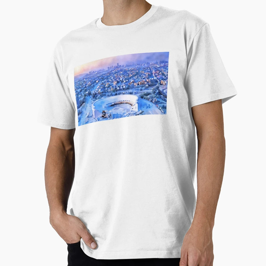 Shea Stadium Snow T-Shirt - Graphic Print Unisex - T-Shirt, Sweatshirt, Hoodie