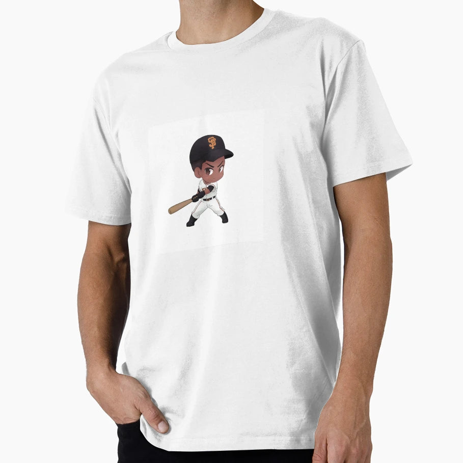 Chibi Willie Mays T-Shirt - Novelty Apparel for Adults - T-Shirt, Sweatshirt, Hoodie