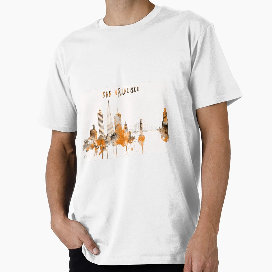 San Francisco California City Warm T-Shirt - Trendy Graphic Men Women - T-Shirt, Sweatshirt, Hoodie