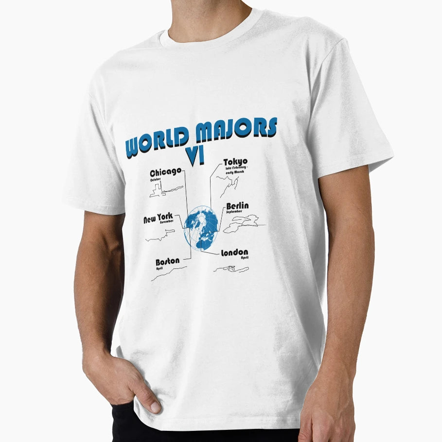 6 World Majors T-Shirt - Casual Everyday Wear Unisex - T-Shirt, Sweatshirt, Hoodie