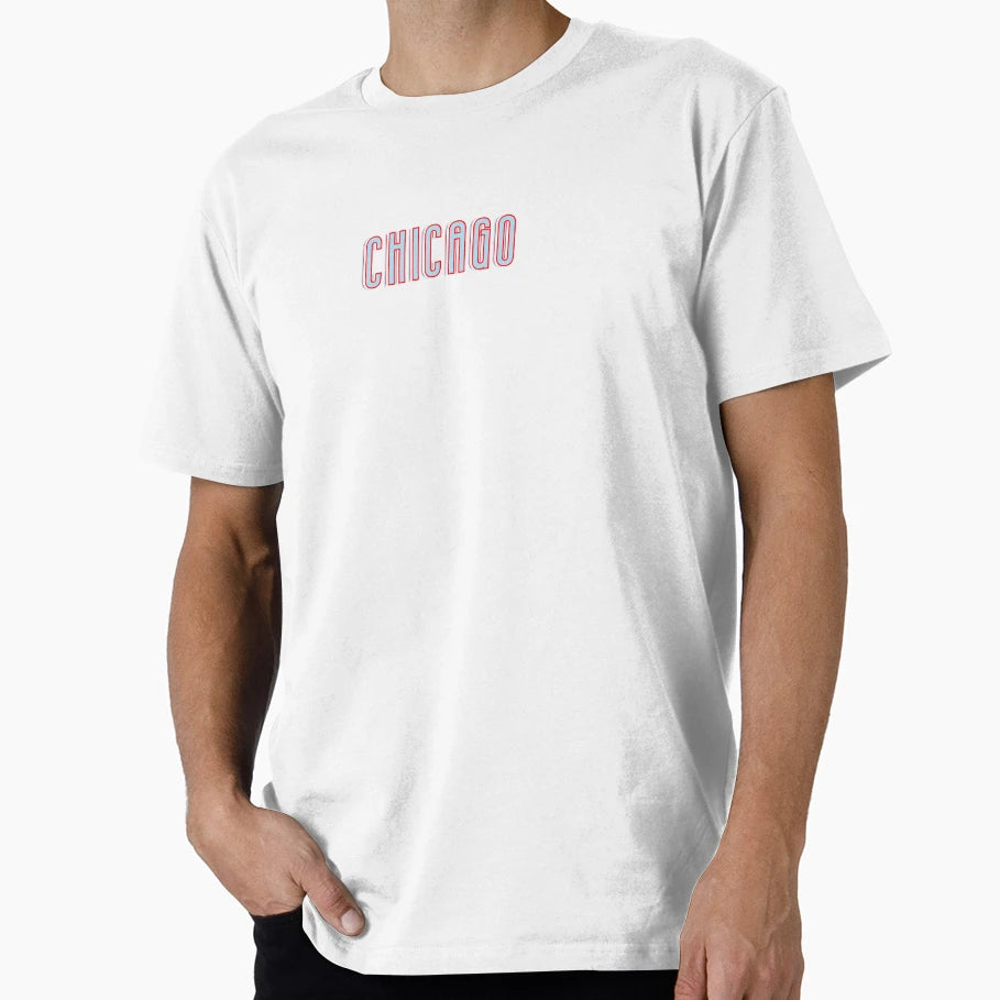 Chicago Logo T-Shirt - Aesthetic Graphic for Adults - T-Shirt, Sweatshirt, Hoodie