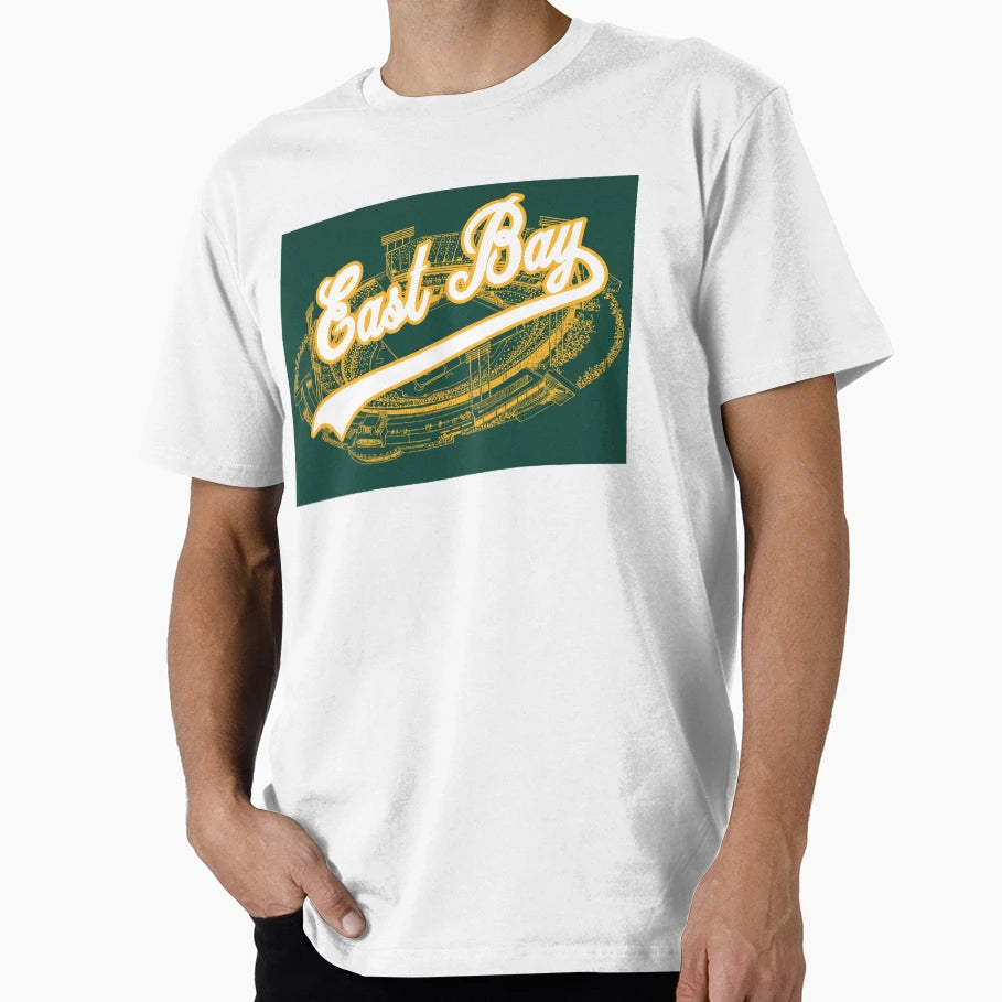 East Bay Oakland Baseball T-Shirt - Aesthetic Graphic Men Women - T-Shirt, Sweatshirt, Hoodie