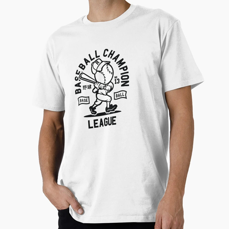 Baseball Champion Japanese T-Shirt - Fun Novelty Design for Adults - T-Shirt, Sweatshirt, Hoodie
